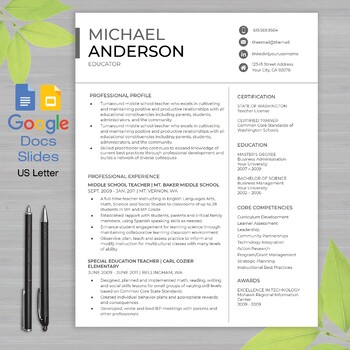The Best 5 Examples Of resume