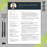 TEACHER RESUME Template with Photo For MS Word | + Educato