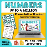 Teaching Numbers up to a Million - ESL Activities for Teen