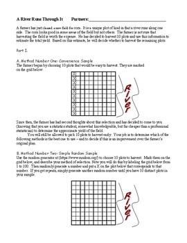 TEACHING SAMPLING METHODS- A RIVER RUNS THROUGH IT ACTIVITY by Code ...