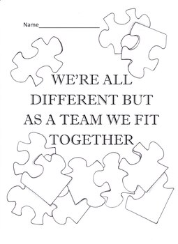 Download TEAM WORK COLORING PUZZLE IMAGE by BRAIN BOX | Teachers Pay Teachers
