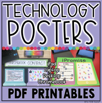 Preview of TECHNOLOGY RULES POSTER BUNDLE