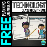 Technology Classroom Theme Decor Planner