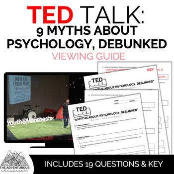 Preview of TED Talk: 9 Myths About Psychology, Debunked Viewing Guide
