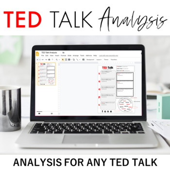 Preview of Digital TED Talk Analysis Guide for ANY TED Talk