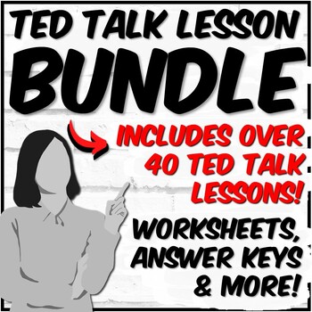 Preview of TED Talk MEGA Bundle (40+TED Lessons and Activities!)