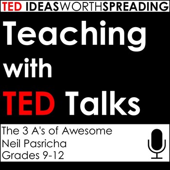 Preview of TED Talk Lesson (The 3 A's of Awesome)