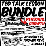 TED Talk Personal Growth Lesson Bundle | 8 Lessons