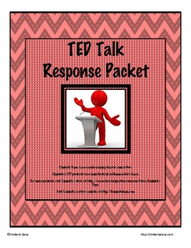 Preview of TED Talk Distance Learning Response Packet