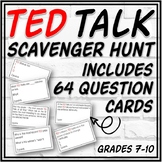 TED Talk Scavenger Hunt Activity (Task Cards)