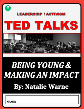 Preview of TED Talk Viewing Guide: Being Young & Making an Impact
