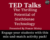 TED Talk Worksheet and Activity Pack -07- Thrilling Potent