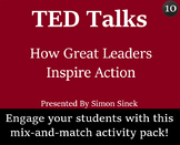 TED Talk Worksheet and Activity Pack - 10 - How Great Lead