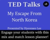 TED Talk Worksheet and Activity Pack - 18 - My Escape From