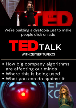 Preview of TED Talk on Big Data, AI, Ads, Algorithms and our future - Critical Thinking