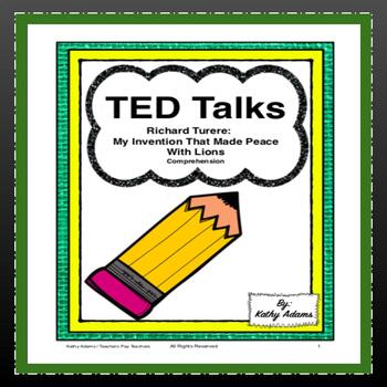 Preview of TED Talks Comprehension (Richard Turere: My Invention That Made Peace With Lions