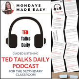 Guided Listening Activities, ELA Lesson Plans for the TED 