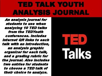 Preview of TED Talks Youth Analysis Journal
