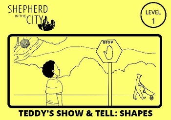 Preview of TEDDY'S SHOW & TELL: SHAPES LEVEL 1 READER