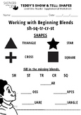 TEDDY'S SHOW & TELL: SHAPES- 'Working with Beginning Blend