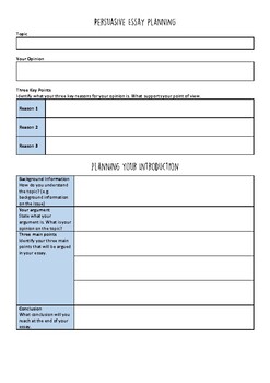 TEEL Paragraph Essay Planning Templates by Emily Shepley | TPT