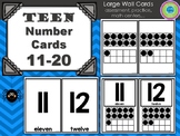 TEEN Number Cards (11-20)