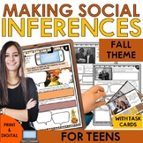 TEENS social inferences FALL social skills activities prag