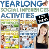 TEENS social inferences YEARLONG social skills activities 