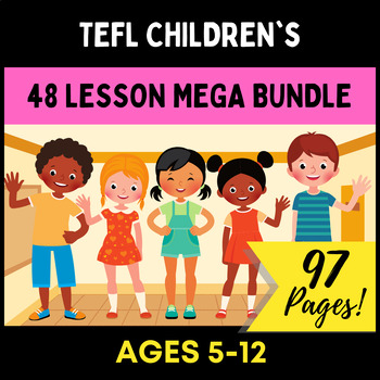 Preview of TEFL Children's Mega Bundle - 48 Lessons - Introduction to English