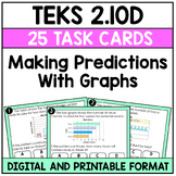TEKS 2.10D Making Predictions with Graphs Task Cards