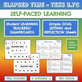 TEKS 3.7C Elapsed Time - Student Learning Trackers | Self-