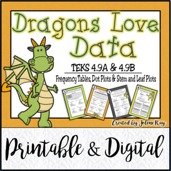 Preview of TEKS 4.9A, 4.9B / DATA TABLES / PRINTABLE AND DIGITAL