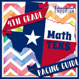 TEKS 4th Grade Math Pacing Guide ⭐ FREE Curriculum Schedule