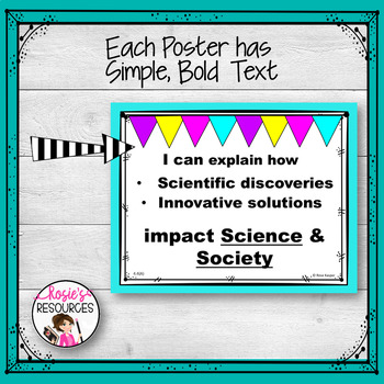 Science TEKS Posters 4th Grade TEKS I Can Statements by Rose Kasper's