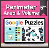 TEKS 5.4H ✩ Perimeter, Area, and Volume ✩ Google Sheets Pu