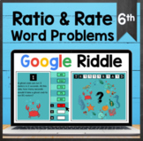 TEKS 6.4B ✩ Ratio & Rate Word Problems ✩ Google Sheets Rid
