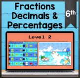 TEKS 6.4G ✩ Fractions, Decimals, & Percents ✩ Google Sheet