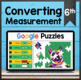 TEKS 6.4H ✩ Converting Measurement ✩ Google Sheets Puzzle 