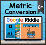 TEKS 6.4H ✩ Metric Unit Conversion ✩ Google Sheets Riddle 
