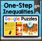 TEKS 6.9A ✩ 6.10A ✩ One-Step Inequalities ✩ Google Sheets 