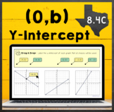 TEKS 8.4C ✩ Identifying Y-Intercepts ✩ Google Slides Activities