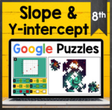 TEKS 8.4C ✩ Slope & Y-Intercept ✩ Google Sheets Puzzle Activity
