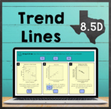 TEKS 8.5D ✩ Trend Lines & Scatter Plots ✩ Google Slides Ac