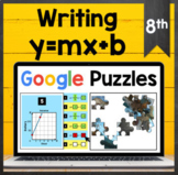 TEKS 8.5I ✩ Writing Equations Y=mx+b ✩ Google Sheets Puzzl