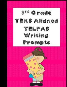 Preview of TEKS Aligned Content-Based 3rd Grade TELPAS Writing Prompts