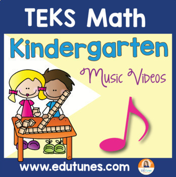 Preview of TEKS Kindergarten Math 34 Music Videos