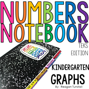 Preview of TEKS Numbers Notebook Graphs Kindergarten