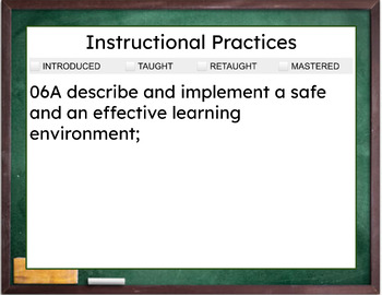 Preview of TEKS SE Cards - Instructional Practices