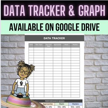 Preview of TEKS/Standards Aligned Student Data Tracker & Graph