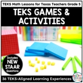 5th Grade Math Games | 5th Grade Math TEKS Bundle